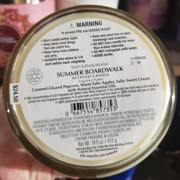 Summer Boardwalk Candle - Picture 2 of 3